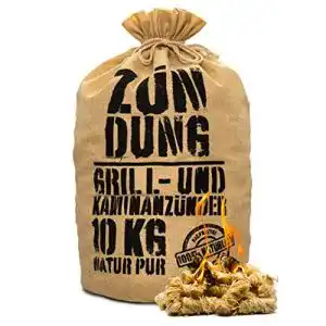 Kaminanzuender zuendung grill 10 kg holzwolle wachs