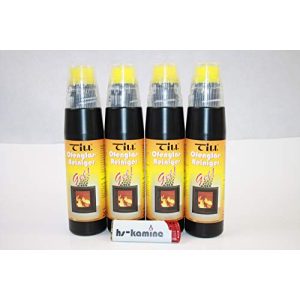 Fireplace glass cleaner hs-fireplaces, set, Till fireplace glass cleaner