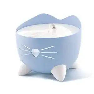 Katzenbrunnen catit 43717 pixi trinkbrunnen fuer katzen 25l blau