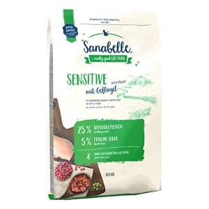 Cat food Sanabelle Sensitive with poultry, dry cat food