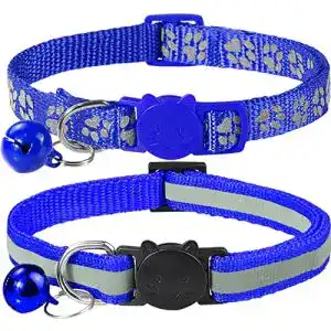 Katzenhalsband taglory reflektierend mit sicherheitsverschluss