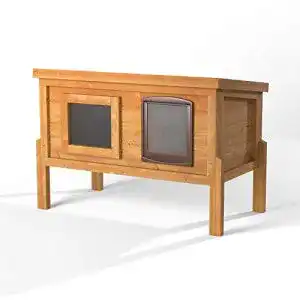 Katzenhaus the hutch company outdoor mit isolierung