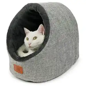 Katzenhoehle schlitzohr oskar waschbare kuschelhoehle