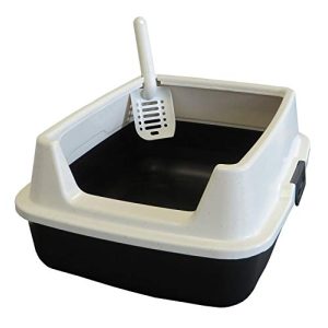 Litter box PETGARD cat toilet, open with large rim