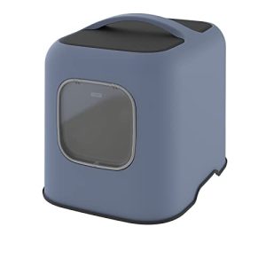 Rotho MyPet Biala cat litter box with hood and scoop