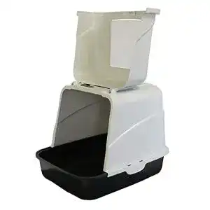 Katzenklo xxl petgard katzentoilette geschlossenes katzenklo