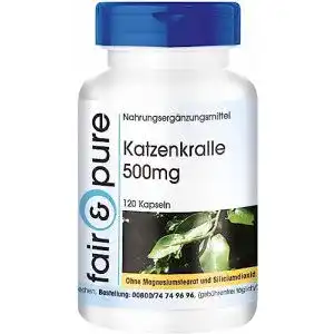 Katzenkrallen kapseln fair pure katzenkralle kapseln 500mg