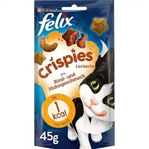 Katzenleckerlies felix crispies katzensnack knusper leckerlie