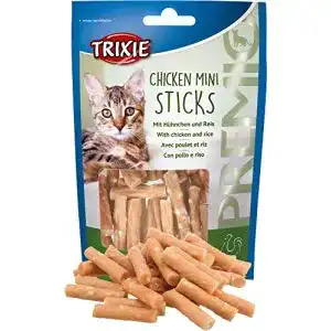 Katzenleckerlies trixie premio mini sticks huehnchen reis 50g