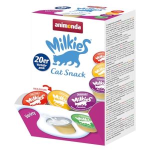 Leite de gato animonda milkies variedade de mistura de leite de gato