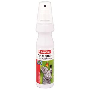 Spray de erva-de-gato beaphar play spray com erva-de-gato