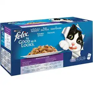 Katzennassfutter felix gelee gemischte vielfalt 44 x 100 g