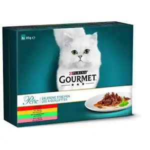 Katzennassfutter purina gourmet perle erlesene streifen