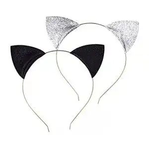 Katzenohren frcolor 2pcs glitzer katze ohren stirnbaender