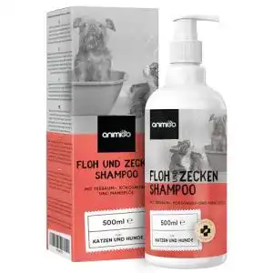 Katzenshampoo animigo flohshampoo hund katzen 500ml