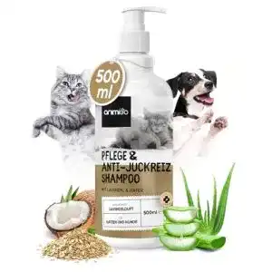 Katzenshampoo animigo pflege anti juckreiz shampoo