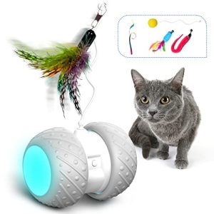 Juguete para gatos HOFIT interactivo, eléctrico, automático