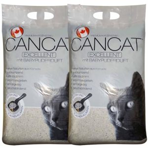 CANCAT stelivo pro kočky 2×15 kg Vynikající kanadské hrudkující stelivo