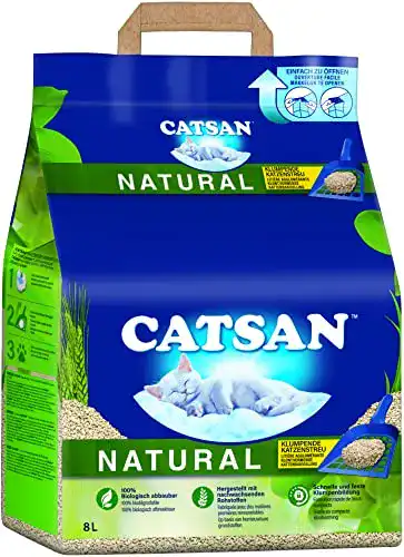 Katzenstreu Catsan Natural, kompostierbares Klumpstreu