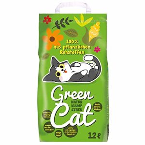 猫用トイレ砂 Green Cat 6×12 = 72 リットル GreenCat ÖKO-Plus