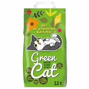 Katzenstreu green cat 6x12 72 liter greencat oeko plus