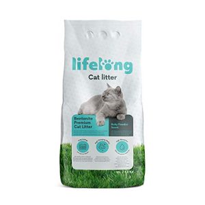 Stelivo pro kočky Lifelong Amazon značky: Bentonit hrudkující