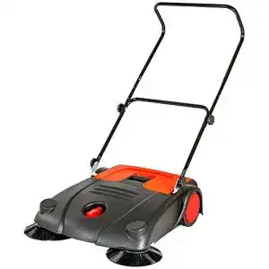 Kehrmaschine tectake 401123 manuell kehrbreite 70 cm