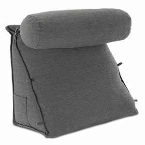 Almofada de cunha almofada de costas aktivshop com rolo de pescoço removível