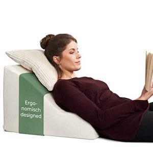 Oreiller compensé WELL B4 oreiller de lecture pour lit et canapé, confortable