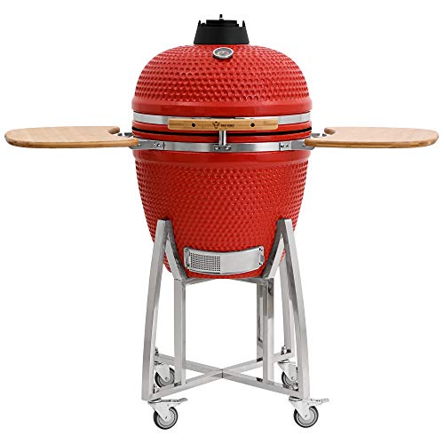 Keramikgrill BBQ-Toro Kamado Grill, Holzkohlegrill Kuro Ø 52 cm