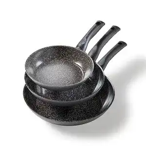 Keramikpfannen stoneline ceramic pfannenset 3 teilig