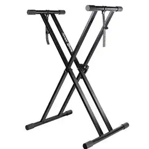 Keyboardstaender rockjam xfinity doublebraced pre assembled keyboard