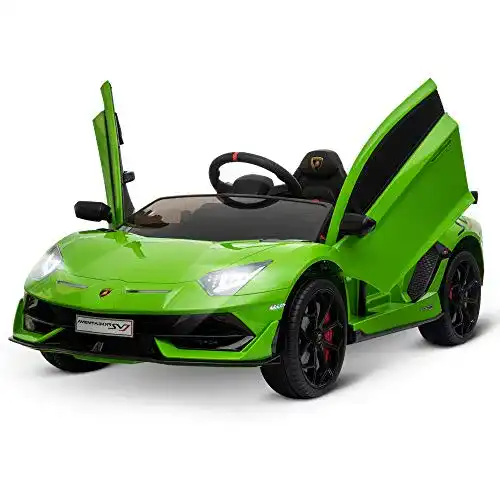Kinder Elektroauto HOMCOM 12V mit Lamborghini SVJ Lizenz