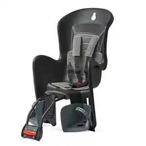 Kinderfahrradsitz fischer polisport kinder poolisport sitz schwarz