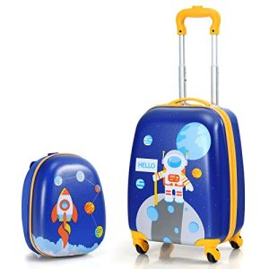 Gyermek bőrönd DREAMADE 2 DB. & Hátizsák, 16”+12” készlet