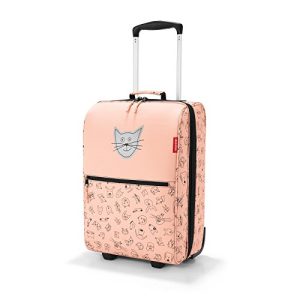 Gyermek bőrönd reisenthel Trolley XS Kids Cats and Dogs rózsaszín