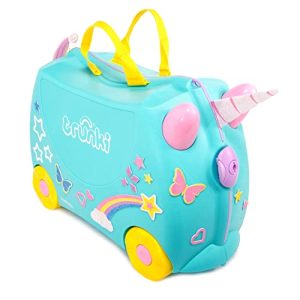 TRUNKI barnekoffert som håndbagasje og til å sitte på