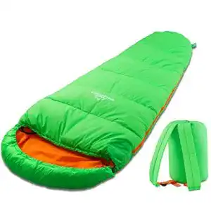 Kinderschlafsack mountrex tragbar wie ein rucksack