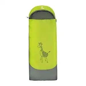 Kinderschlafsack outdoorer dream express gruen aus baumwolle