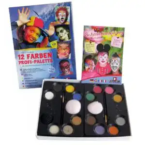 Kinderschminke eulenspiegel 212011 profi schmink palette