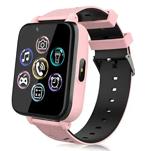 Igreeman Kinder Smartwatch mit Anruffunktion und Spielen für Mädchen
