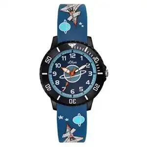 Kinderuhr s oliver unisex kinder analog quarz uhr silikon