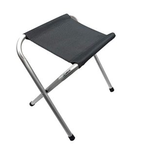 Folding stool Homecall camping, made of aluminum (gray)