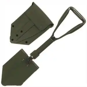 Klappspaten mfh bw 3 teilig oliv mit tasche klappbar