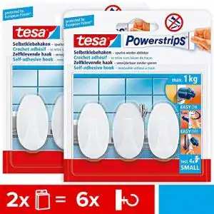 Klebehaken tesa powerstrips haken small oval im 2er pack