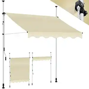 Klemmmarkise kesser mit handkurbel balkon balkonmarkise 1
