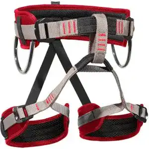 Klettergurt lacd klettergut harness start kids red grey