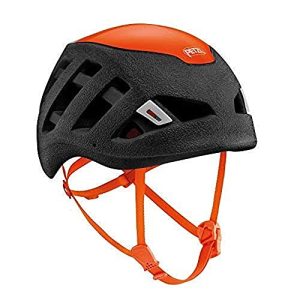 Capacete de escalada PETZL Sirocco Helmet, preto/laranja, M/L