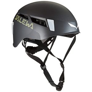 Capacete de escalada Salewa capacete unissex pura, cinza escuro, 48-58 cm
