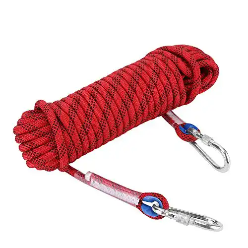 Kletterseil Garsent 12 mm mit Nähschnalle und Karabiner